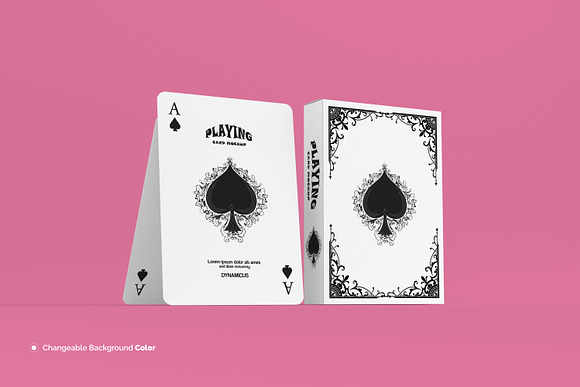 Playing Card Mockup in Product Mockups - product preview 2