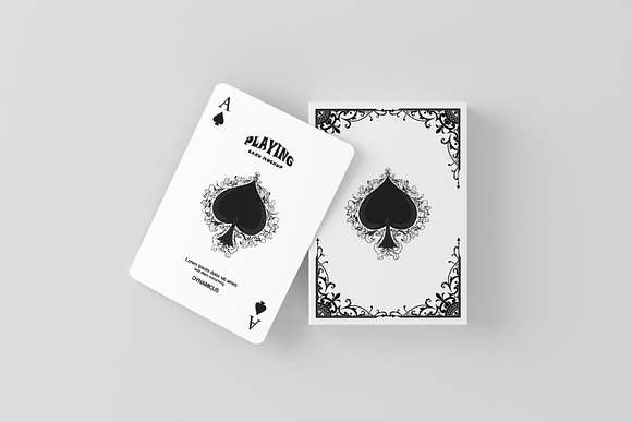 Playing Card Mockup in Product Mockups - product preview 3