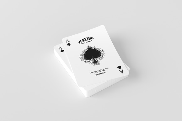 Playing Card Mockup in Product Mockups - product preview 5