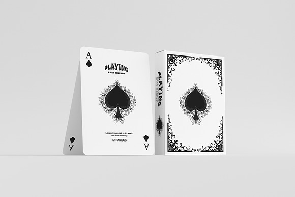 Playing Card Mockup in Product Mockups - product preview 6