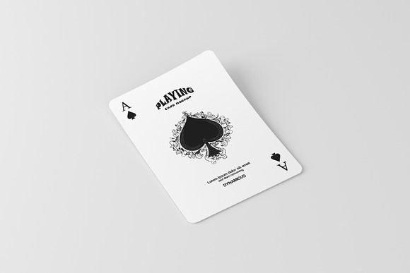 Playing Card Mockup in Product Mockups - product preview 7