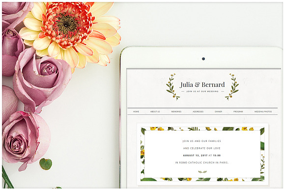 Botanica - WordPress Wedding Theme in WordPress Wedding Themes - product preview 5