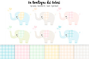 Cute Elephant Clipart