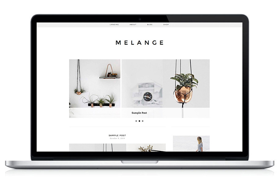 Responsive WP Theme - Melange in WordPress Photography Themes - product preview 8