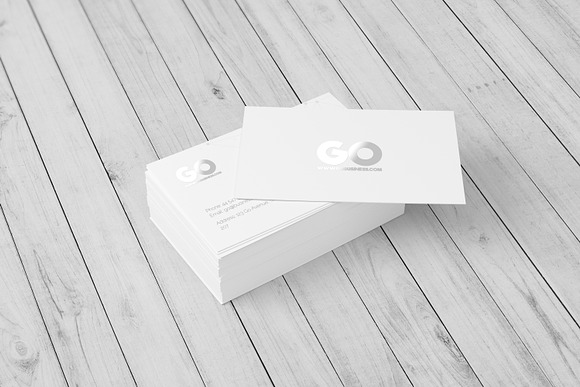 Business Card Mockup in Print Mockups - product preview 5