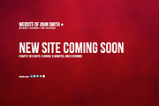 Coming Soon - Site Theme