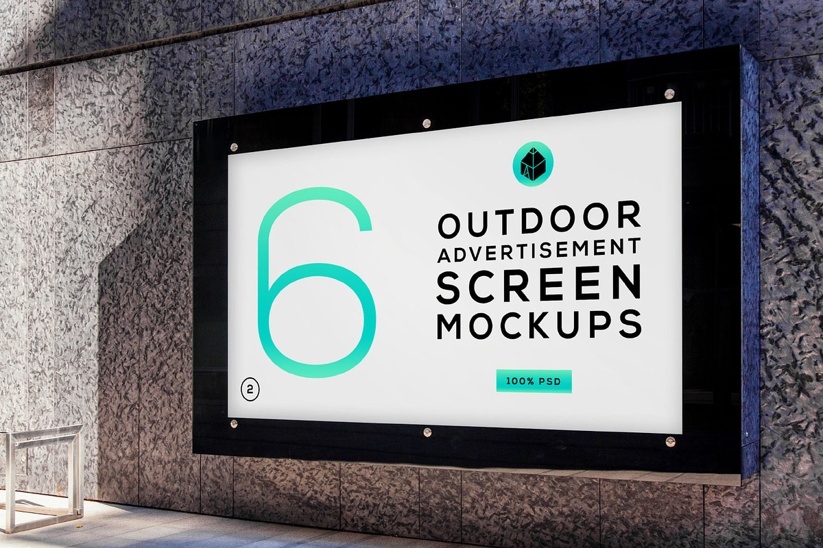 Outdoor Advertising Screen MockUps 5 in Product Mockups - product preview 8