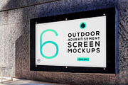 Outdoor Advertising Screen MockUps 5