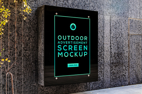 Outdoor Advertising Screen MockUps 5 in Product Mockups - product preview 1