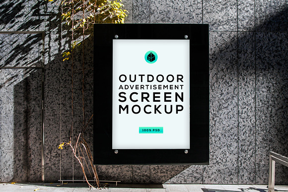 Outdoor Advertising Screen MockUps 5 in Product Mockups - product preview 5