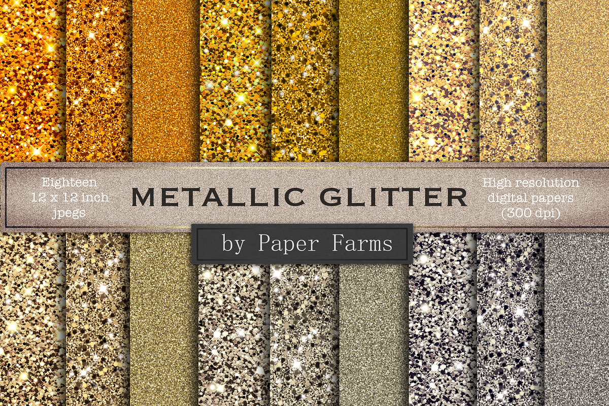 Metallic Glitter in Textures - product preview 8