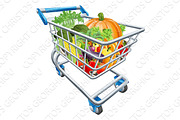 Vegetable Shopping Cart Trolley