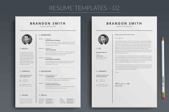 Resume/CV Minimal Bundle in Resume Templates - product preview 2