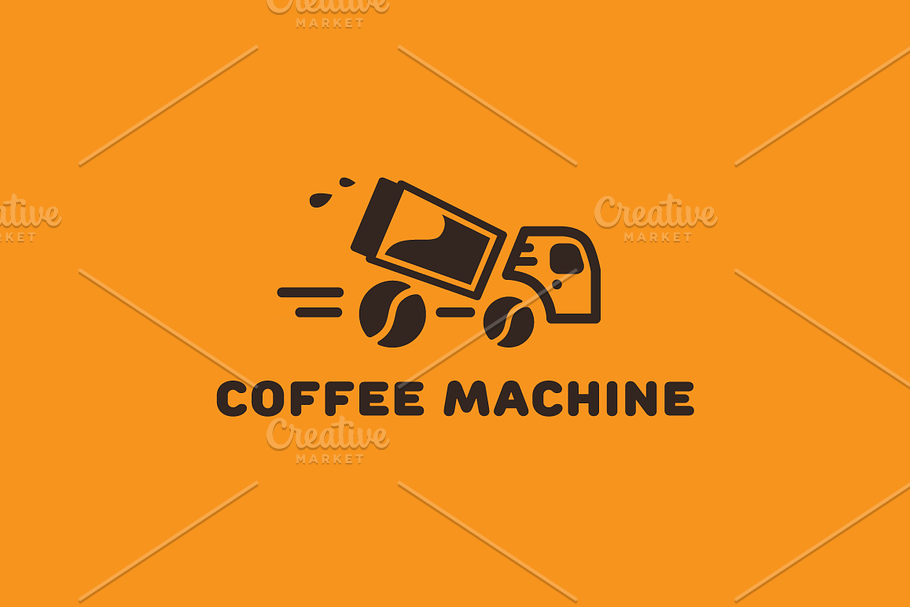 Coffee machine in Logo Templates - product preview 8