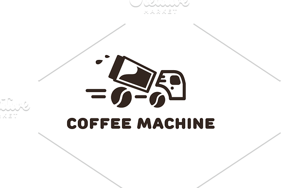 Coffee machine in Logo Templates - product preview 1