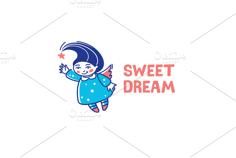 Sweet dream in Logo Templates - product preview 8