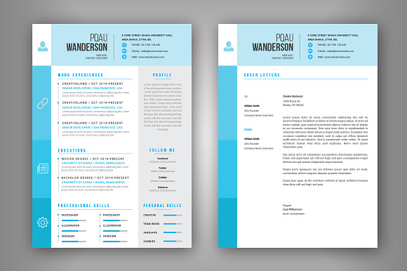 Simple Resume/CV in Resume Templates - product preview 1