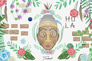 Aztecs Graphics Tribal Set