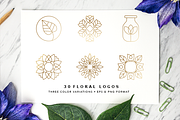 Floral Logo Collection EPS & PNG