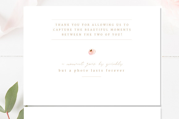 Photographer Thank You Card PSD in Card Templates - product preview 1