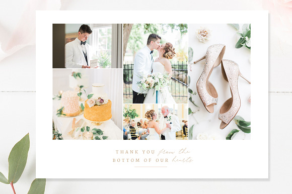 Photographer Thank You Card PSD in Card Templates - product preview 2