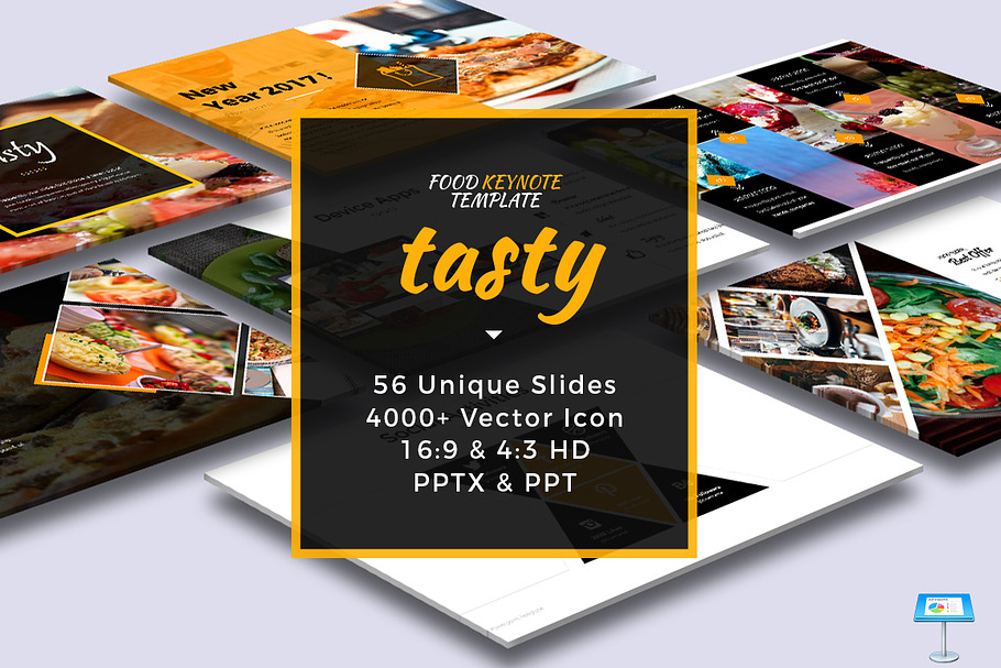 Tasty Food Keynote Template in Keynote Templates - product preview 8