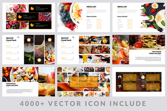 Tasty Food Powerpoint Template in PowerPoint Templates - product preview 3