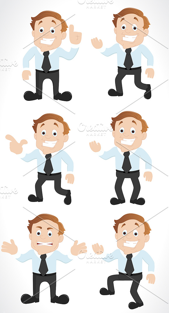 Cartoon Businessman in Illustrations - product preview 1