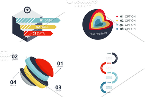 Flexible Infographic Bundle (vol.2) in PowerPoint Templates - product preview 1