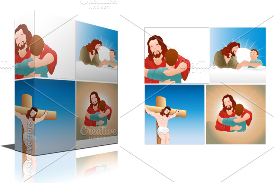 Jesus Vectors in Illustrations - product preview 8
