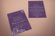 Flowers Wedding Invitation Template