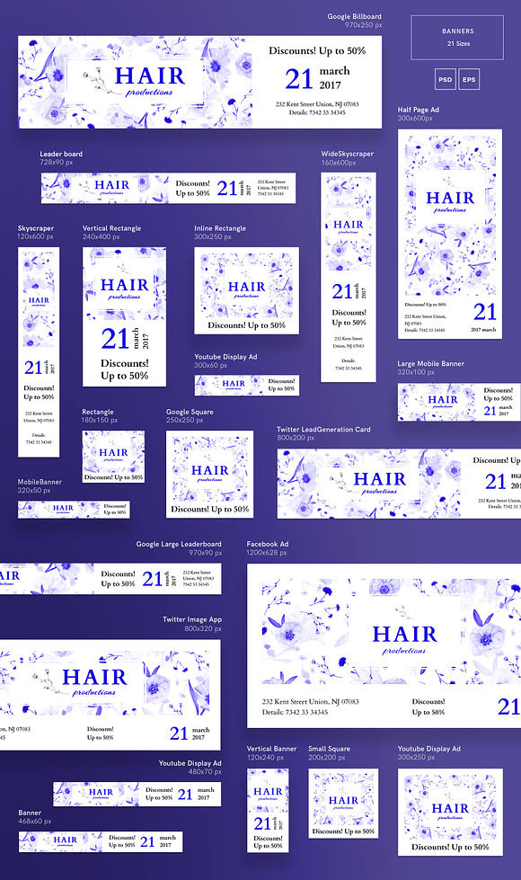 Promo Bundle | Hair Productions in Templates - product preview 6