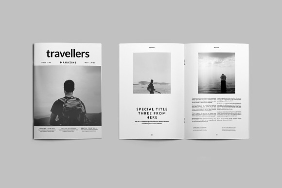 Travellers Magazine in Magazine Templates - product preview 6