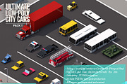 Ultimate Low Poly City Cars Pack