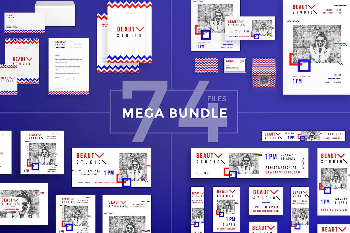 Mega Bundle | Beauty Studio in Templates - product preview 8