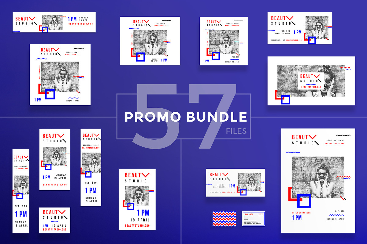 Promo Bundle | Beauty Studio in Templates - product preview 8