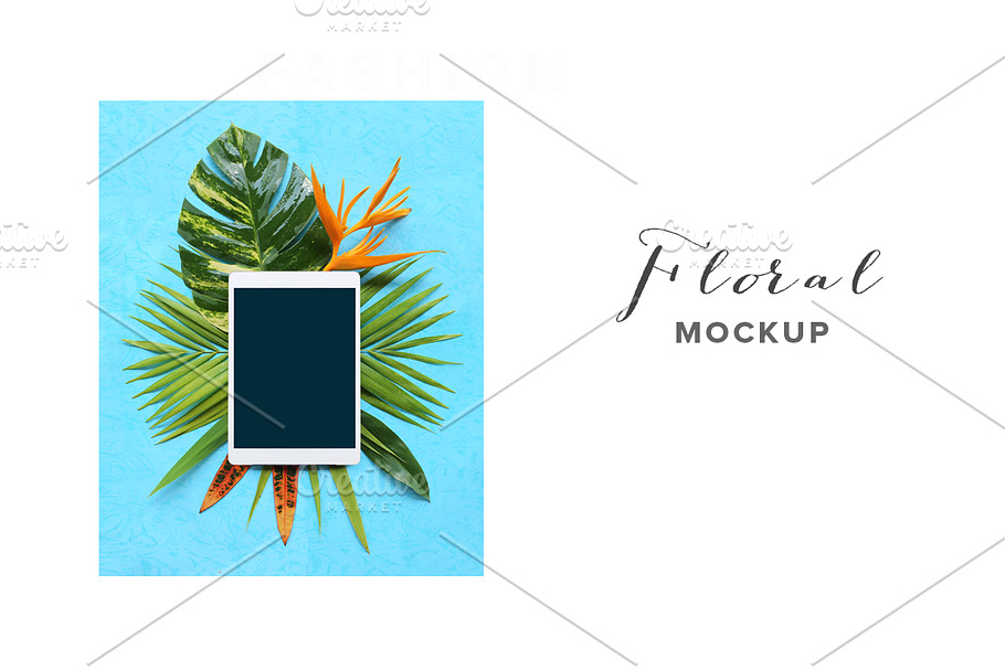 flower mockup in Mobile & Web Mockups - product preview 8