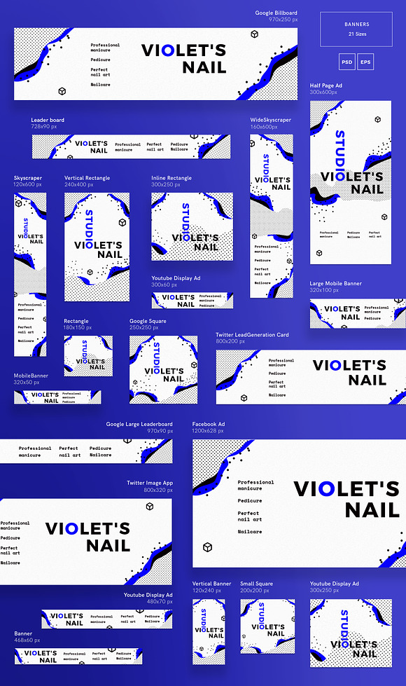 Promo Bundle | Violets Nail Studio in Templates - product preview 6