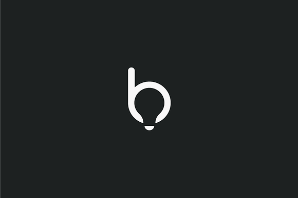 b Bulb  in Logo Templates - product preview 2