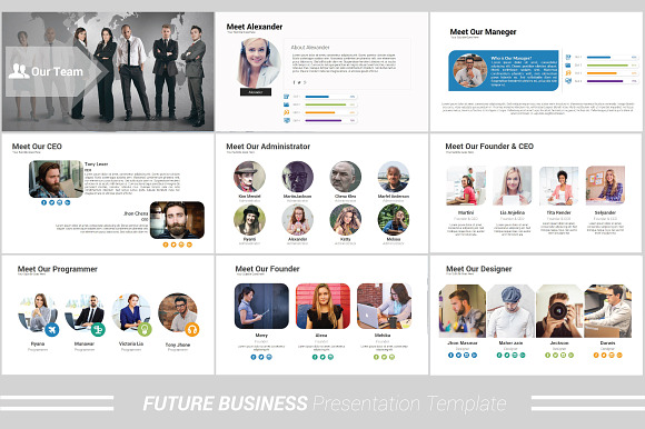 Future Business Keynote Template in Keynote Templates - product preview 4