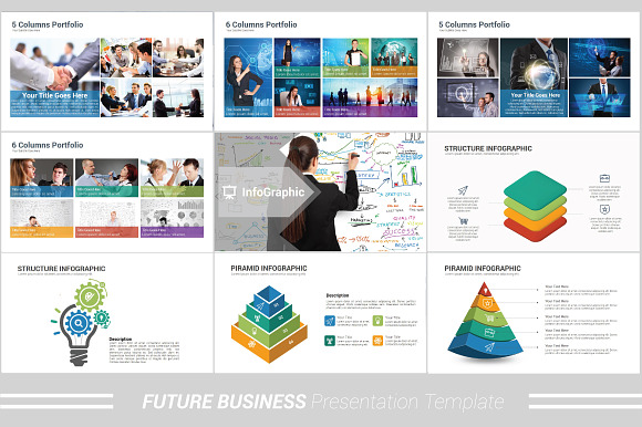 Future Business Keynote Template in Keynote Templates - product preview 6
