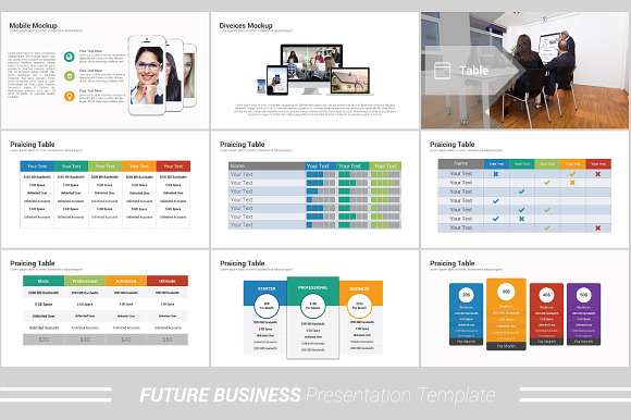 Future Business Keynote Template in Keynote Templates - product preview 13