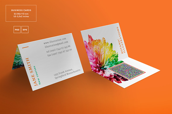 Business Cards | Botanic in Business Card Templates - product preview 2