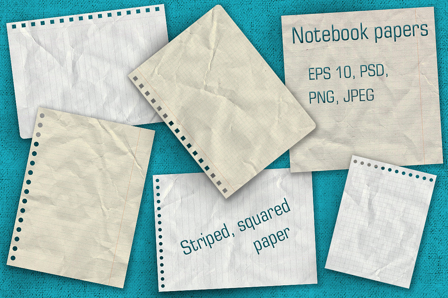 Notebook paper set
