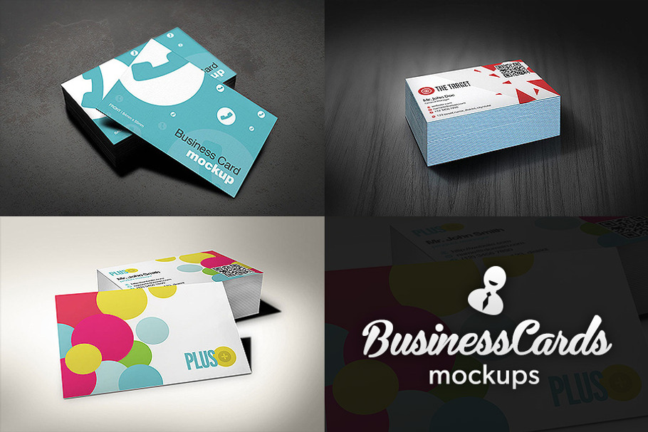 European Size Business Cards Mockups in Print Mockups - product preview 8