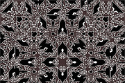 Oriental Dark Ornate Seamless Pattern