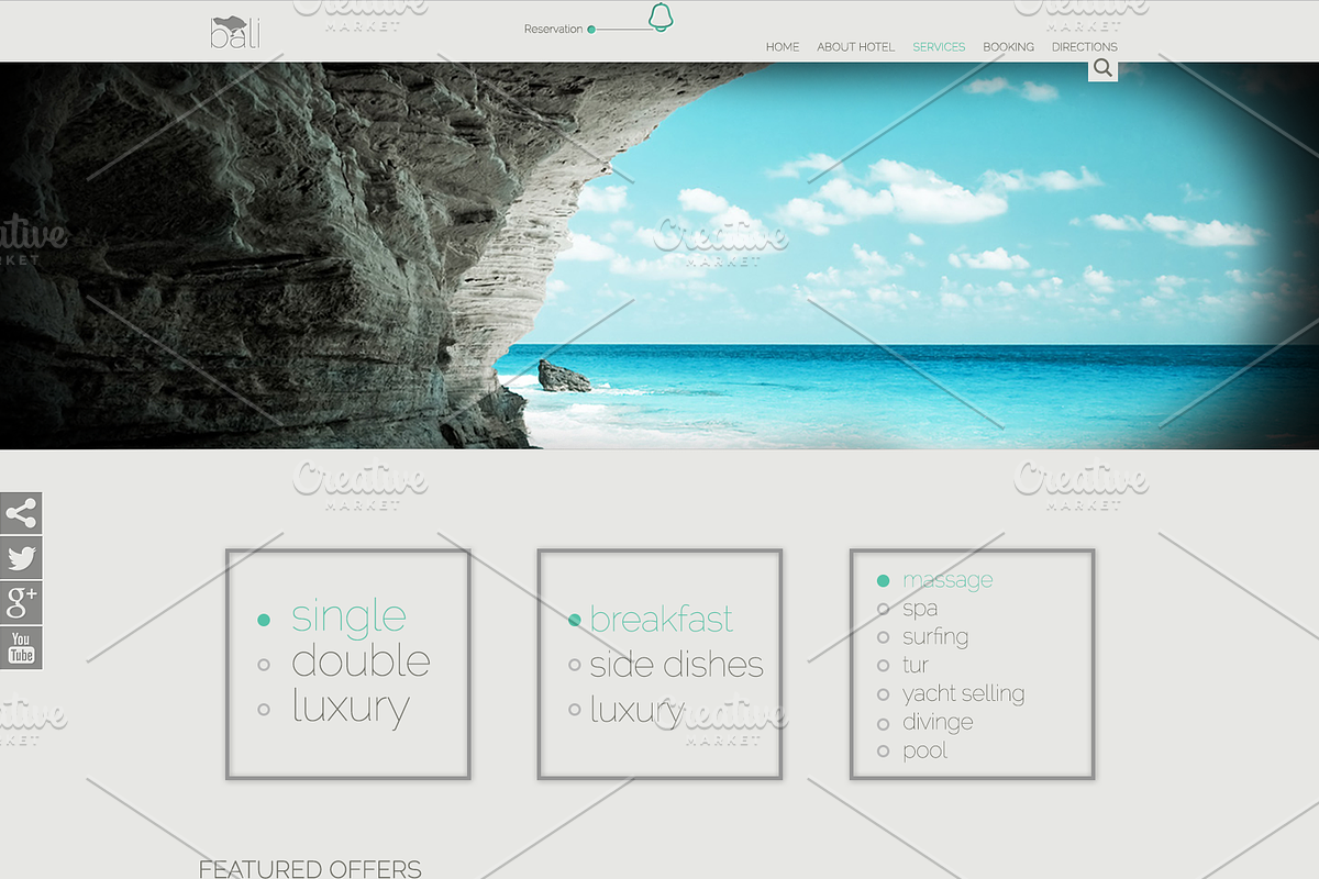 B2J Bali Template for Hotel/Agencies in Joomla Themes - product preview 8