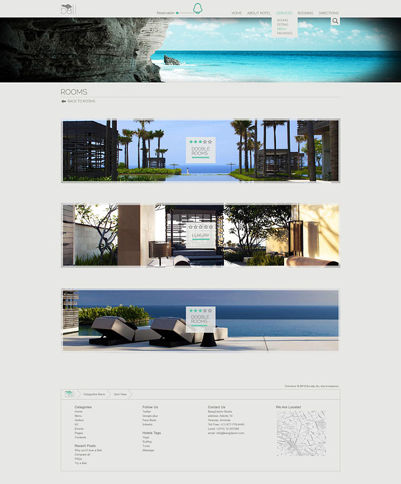 B2J Bali Template for Hotel/Agencies in Joomla Themes - product preview 1