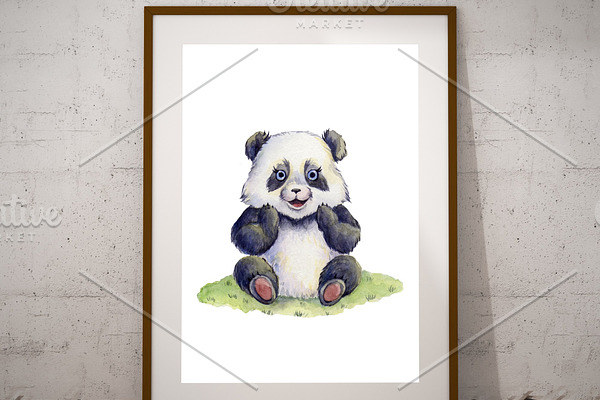 Printable Panda Wall Art