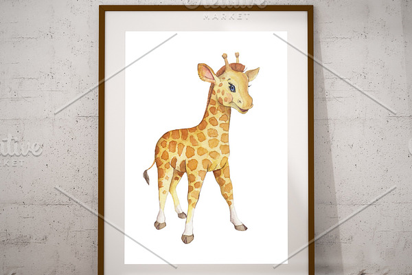 Printable Giraffe Wall art